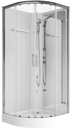 Душевая кабина Aquanet Passion R 2.0 90x90, прозрачное стекло