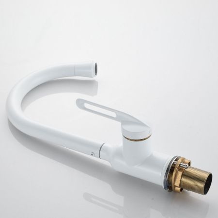 Смеситель для кухни Raffine F103C, белый, артикул F103C