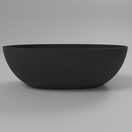 Ванна WHITECROSS Diamond 170x87 (черный мат) иск. камень, артикул 0201.170087.201