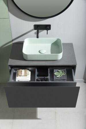 Тумба под раковину Allen Brau Infinity 85 1.21002.AM антрацит матовый, артикул 1.21002.AM