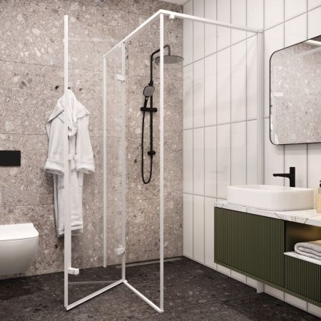 Ограждение C1AW душевое Cerutti SPA без поддона (120x90x195), артикул C1AW