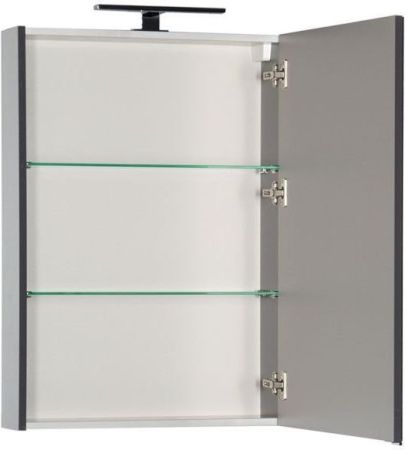 Зеркальный шкаф Aquanet Алвита 60 серый антрацит, артикул 00183989