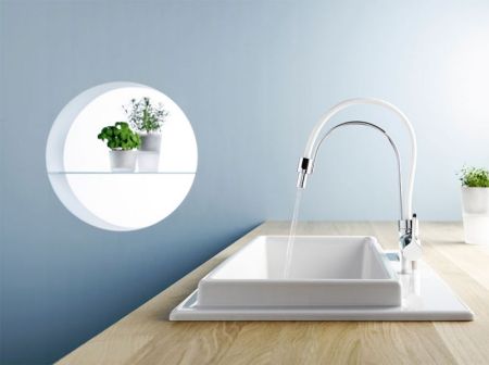 Смеситель для кухни Kludi Bingo Star 428590578 Белый, артикул 428590578