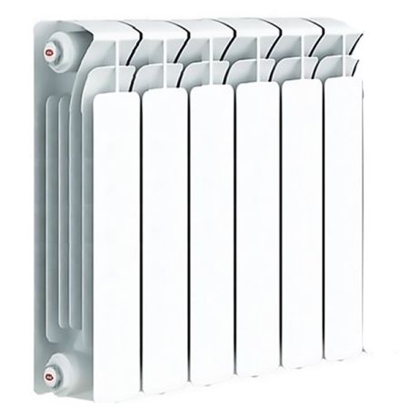 Биметаллический радиатор Rifar Base 350 6 секций с боковым подключением