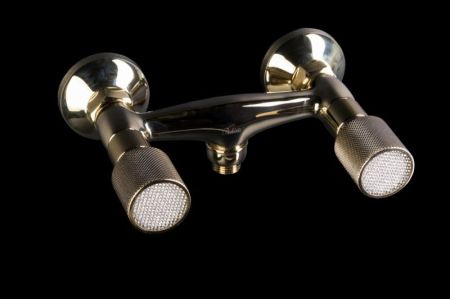 Смеситель для душа Boheme Royal Cristal 294-RoyalCRST Золото, артикул 294-RoyalCRST