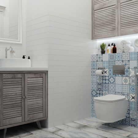 Комплект 5 в 1 инсталляции для подвесного унитаза Lavinia Boho Relfix 77010032