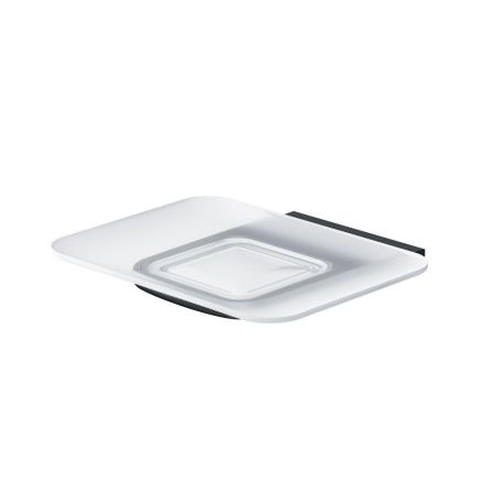 A50A34222 Inspire V2.0, Стеклянная мыльница с настенным держателем, черный, шт, артикул A50A34222