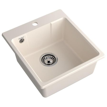 Кухонная мойка GranFest URBAN 644, белый, артикул 644 белый