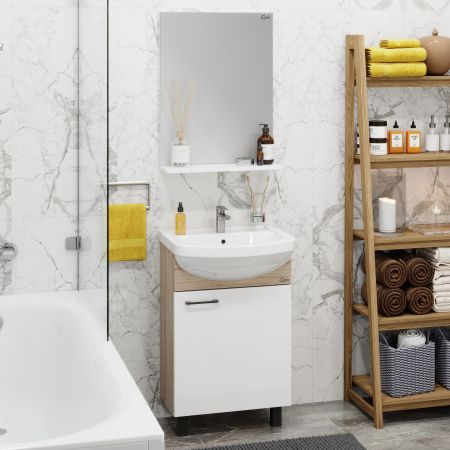 Зеркало Onika ЭКО 52 белое