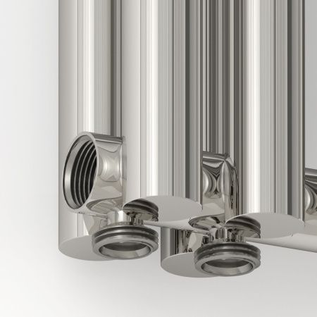 Отопительный радиатор ЭСТЕТ-11 н/ж EU50 1800х405 / 9 сек (Состаренная БРОНЗА)