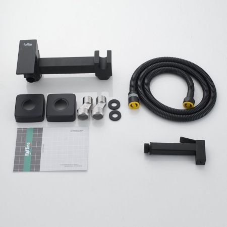 Гигиенический душ со смесителем Raffine F237H, черный