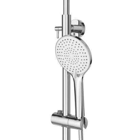 AURORA Душевая стойка со смесителем и изливом, хром AURORA-VSCM-CRM, артикул AURORA-VSCM-CRM