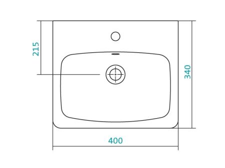 Умывальник Нео 40, артикул 1.WH30.2.183