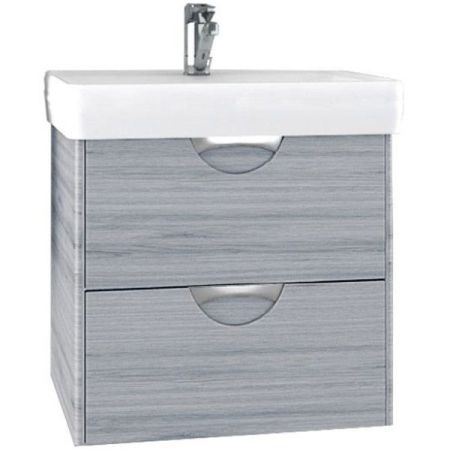 Тумба под раковину АКВАТОН СИЛЬВА 54 1A211801SIW50 (подвесная, дуб макиато), шт