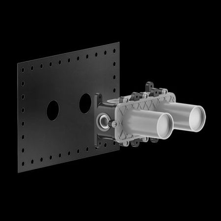 GESSI Встраиваемая часть для смесителя с изливом, цвет: steel brushed