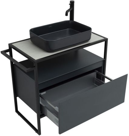 Тумба под раковину Allen Brau Priority 80 1.31002.AM антрацит матовый, артикул 1.31002.AM