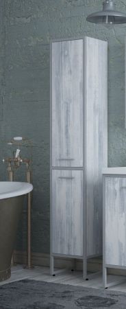 Шкаф-пенал "Айрон 35", серый/арт, артикул SD-00000388