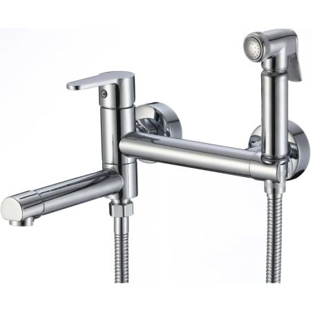 Гигиенический душ со смесителем и изливом Savol S-FXQ010, хром, артикул S-FXQ010