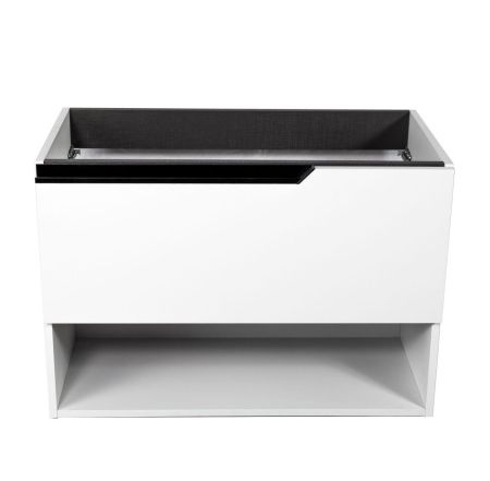 Комплект мебели Visobath Eleven, 800 мм левый, цвет белый матовый лак (B-Ada), артикул 85601/B-Ada/EL