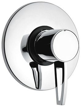 Emmevi Minu, однорычажный встраиваемый смеситель для душа, ручка со стержнем, цвет хром