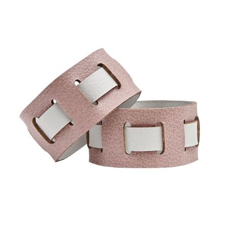 ADJ Кольцо для салфеток Bottega, D5 см., цвет: пепельная роза/устричный, артикул 010.B.07/02