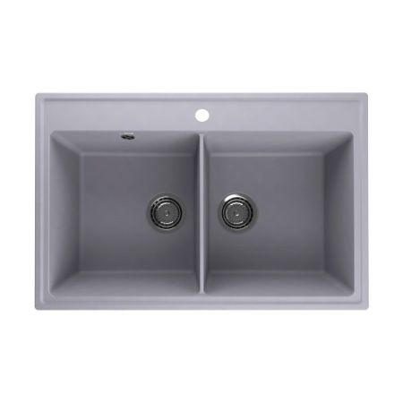 Кухонная мойка Ulgran Quartz Ruma 780-05, бетон, артикул Ruma 780-05