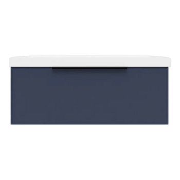 Тумба под раковину подвесная La Fenice SIMPLA FNC-01-SIM-BG-100, синяя