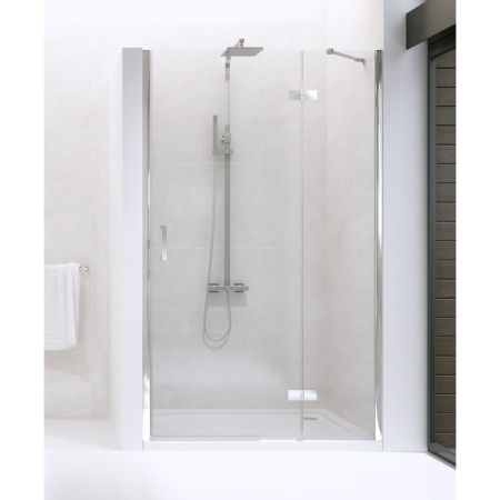 Дверь в нишу NEW TRENDY NEW RENOMA R 110x195 D-0363A (хром), артикул D-0363A