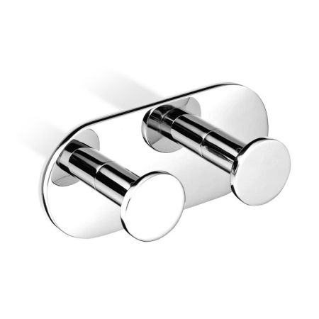 Decor Walther Tube KHAK2 Крючок самоклеящийся двойной, цвет: хром, артикул 0544200