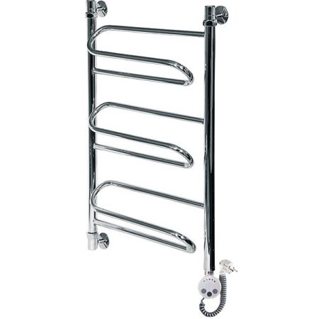 Электрический полотенцесушитель Ника Curve ЛZ Эл. 80x50 Хром, артикул ЛZ Эл. 80x50