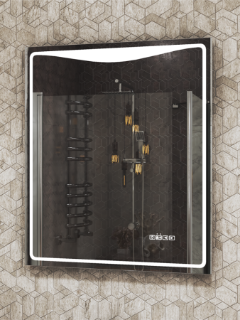 Зеркало VIGO Eva Media L 600, 60 см, артикул Eva Media L 600