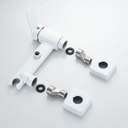 Гигиенический душ со смесителем Raffine F0599C-1, белый