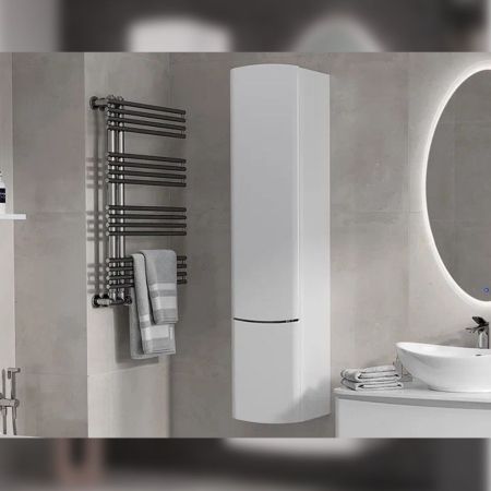 Пенал (35см) Velvex Luna pp.LUN.35, белый, артикул pp.LUN.35