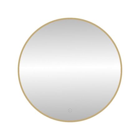 Зеркало с подсветкой LED Fixsen FX-1070G круглое 70х70 см, золотой сатин, артикул FX-1070G