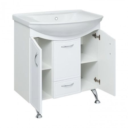 Тумба под раковину Runo Севилья 85 4620750021764 Белая