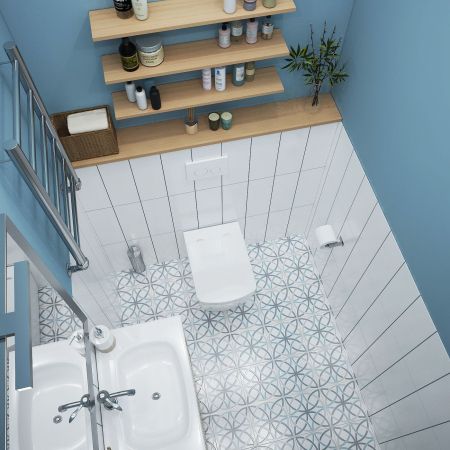 Комплект 3 в 1 бачка скрытого монтажа для приставного унитаза Lavinia Boho Relfix 77030058, артикул 77030058