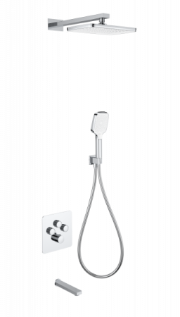 Душевая система с термостатом встраиваемая WONZON & WOGHAND, Хром (WW-B4005-CR) Душевая система с термостатом встраиваемая WONZON & WOGHAND, Хром (WW-B4005-CR)