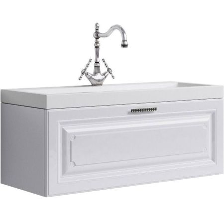 "Империя" Тумба под умывальник подвесная, цвет белый Emp.01.10/W, ТМ «AQWELLA»