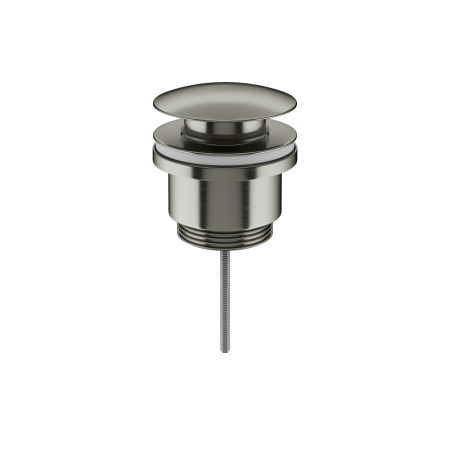 Донный клапан универсальный Ceramicanova 70003BN с системой "Клик - Клак" латунь брашированный никель ПВД (PVD), артикул 70003BN