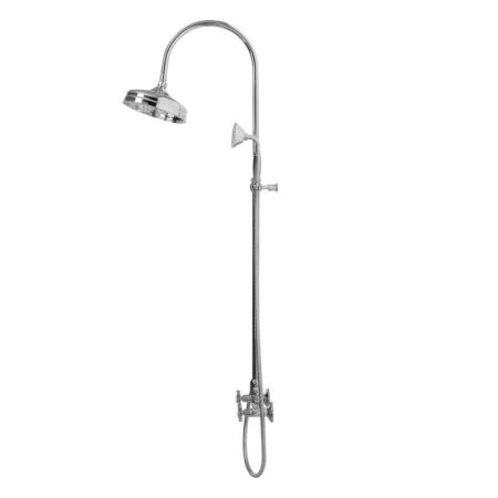 Душевая стойка со смесителем, верхним и ручным душем CEZARES LORD-CD, артикул LORD-CD-30-01-Bi