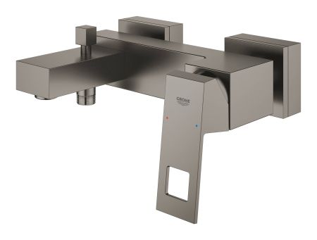 Смеситель для ванны GROHE Eurocube, темный графит матовый (23140AL0), артикул 23140AL0