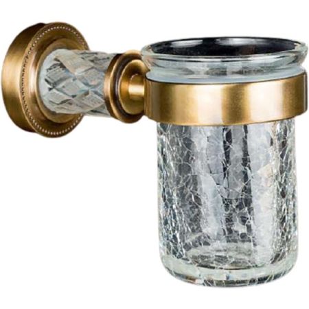 Стакан для зубных щеток MURANO CRYSTAL бронза _Комплект, артикул 10904-CRST-BR