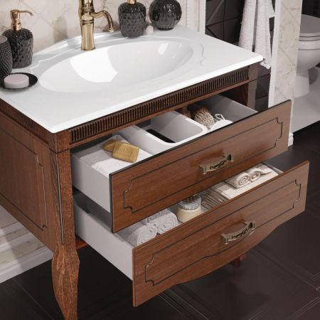 Тумба с раковиной Фреско 100 Opadiris Светлый орех