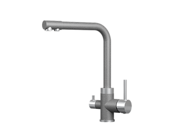 Смеситель для кухни GRANULA (5015, ГРАФИТ)