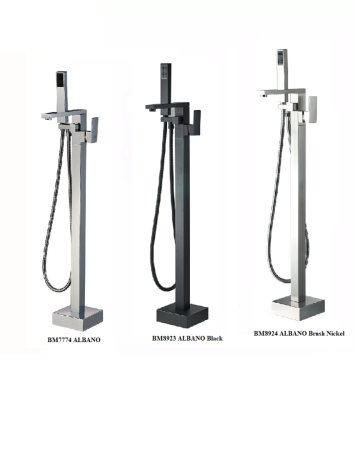 Смеситель ALBANO Black для отдельностоящей ванны BOCH MANN BM8923, артикул BM8923