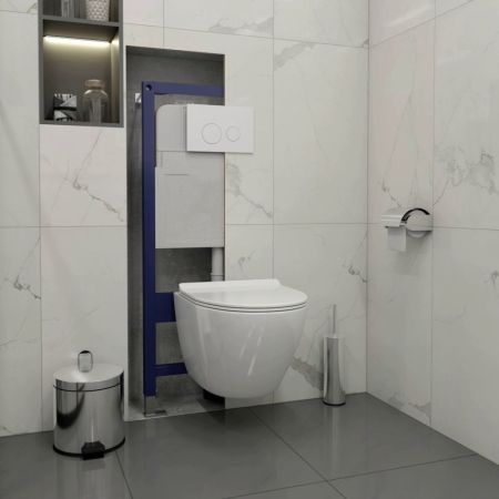 Клавиша смыва Maretti Elena AC12EA-740, белый, артикул AC12EA-740