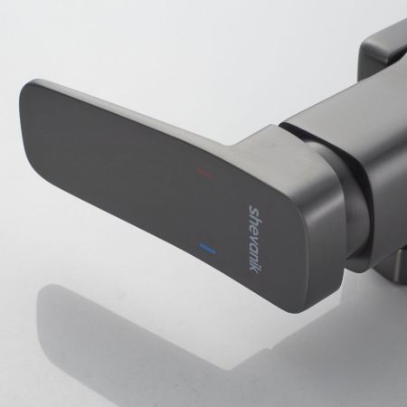 Смеситель для ванны Shevanik S9952T, оружейная сталь, артикул S9952T