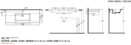 Раковина Allen Brau Fantasy 122 4.11028.20 белый глянец, артикул 4.11028.20