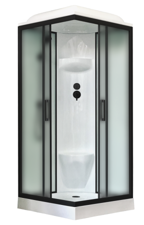 Душевая кабина Royal Bath  RB 90HP6-WC-BL (белое/матовое), артикул RB90HP6-WC-BL