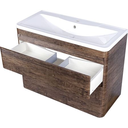 Тумба напольная "Атлантика 100", Люкс старое дерево, PLUS